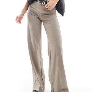 NWT Talbots Women's Brown and Tan Heritage Straight Leg Trousers